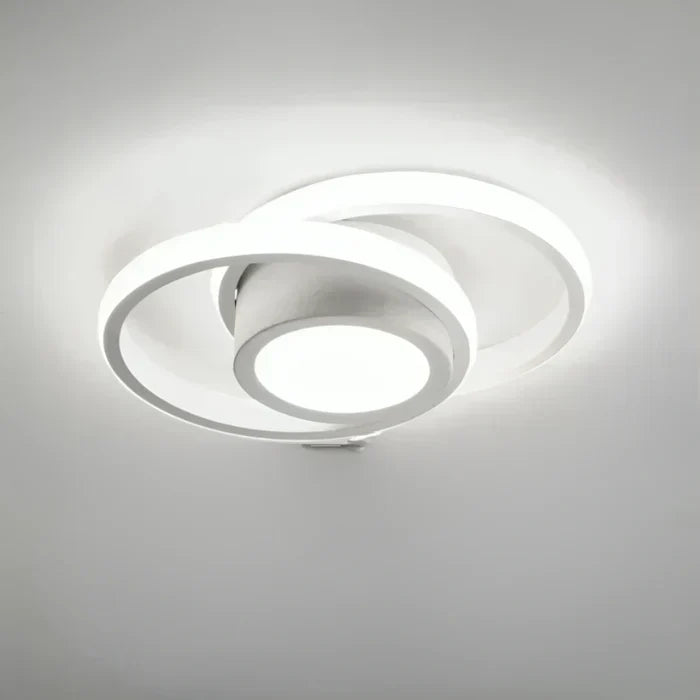 Modern LED ceiling lamp, energy-efficient, sleek design for contemporary home decor.