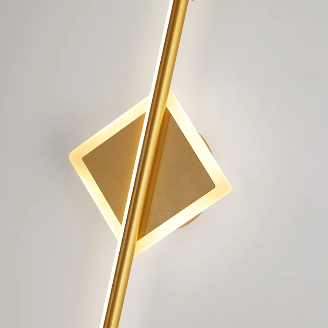 Modern OpalEdge LED wall lamp for elegant home ambiance & indoor lighting.