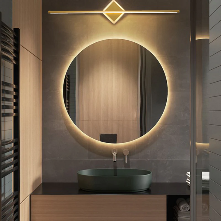 Versatile OpalEdge modern LED wall lamp. Perfect for bathroom, bedroom, or living room lighting.