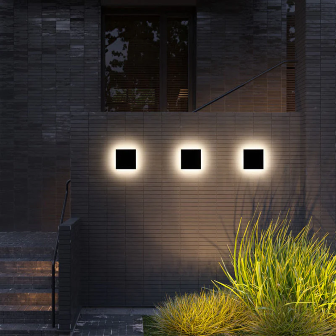 Zenith LED outdoor lamp, enhancing modern minimalist spaces