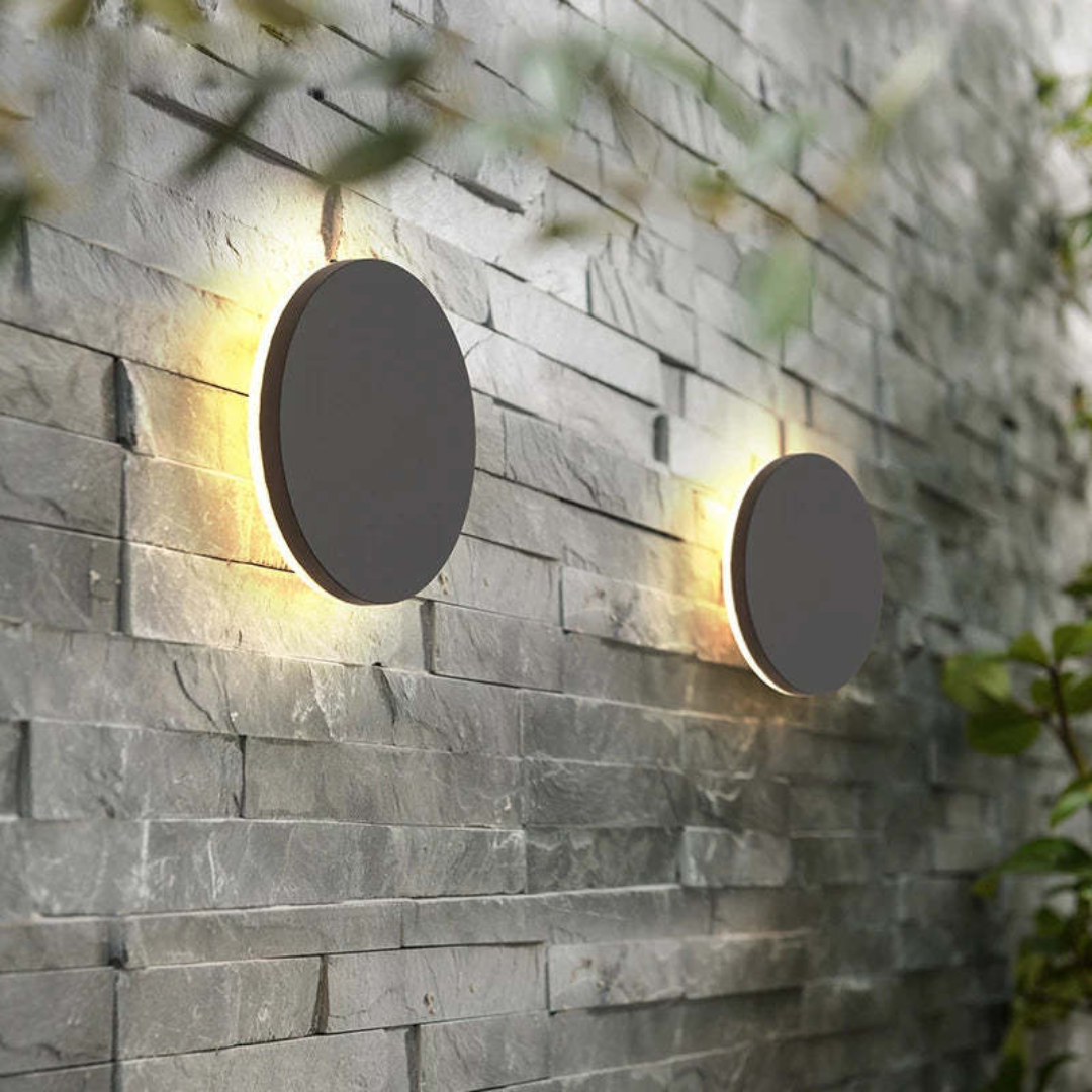 Modern outdoor entryway lighting, Zenith minimalist LED design