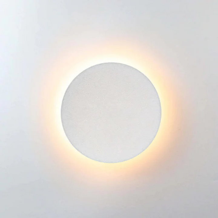 Contemporary minimalist LED wall light for gardens and entryways