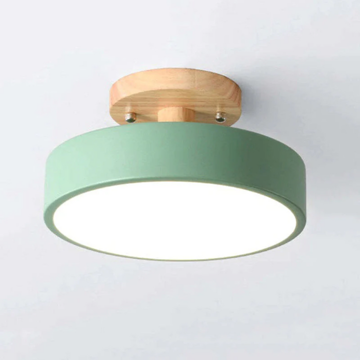 Nova LED ceiling light, round, modern design for living room. Enjoy 3-color adjustable ambiance.