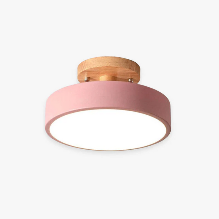 Versatile Nova modern round LED ceiling light, 3-color adjustable ambiance for any room in your home.