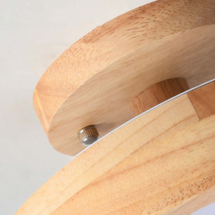 Round Nova LED ceiling lamp with modern design & adjustable 3-color ambiance for interior.