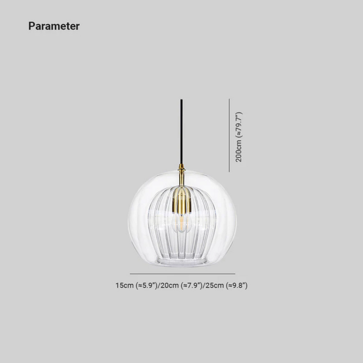 Aurora Sphere LED hanging lamp, contemporary style, providing soft ambient illumination.
