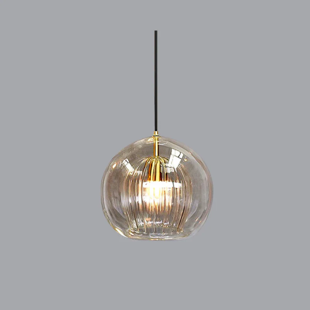 Aurora Sphere spherical LED ceiling lamp, perfect for stylish ambient home lighting.