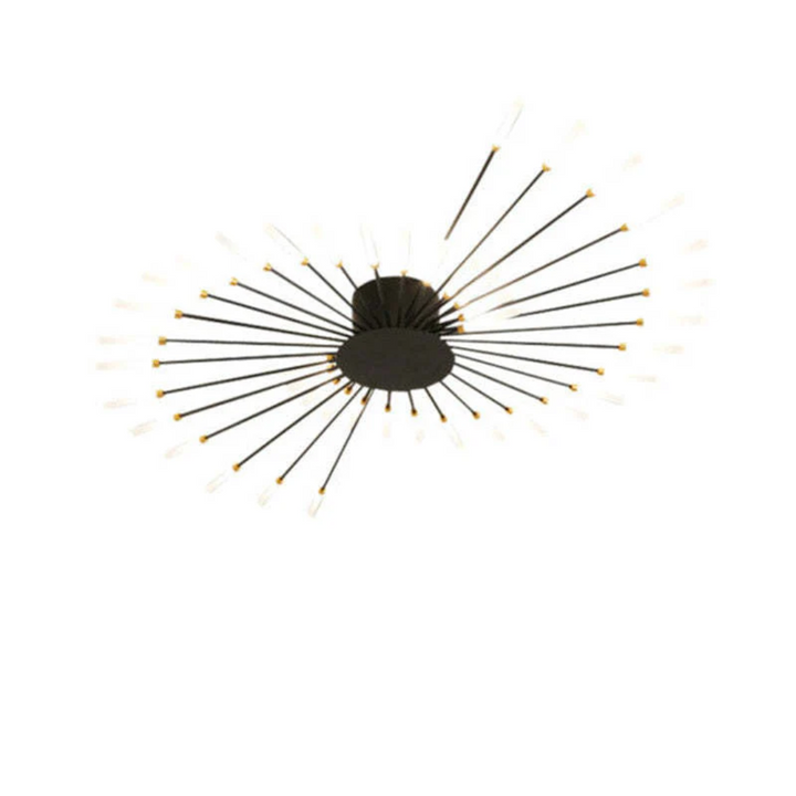 Contemporary LED ceiling lamp, dimmable for bright, adjustable light in modern interior design.