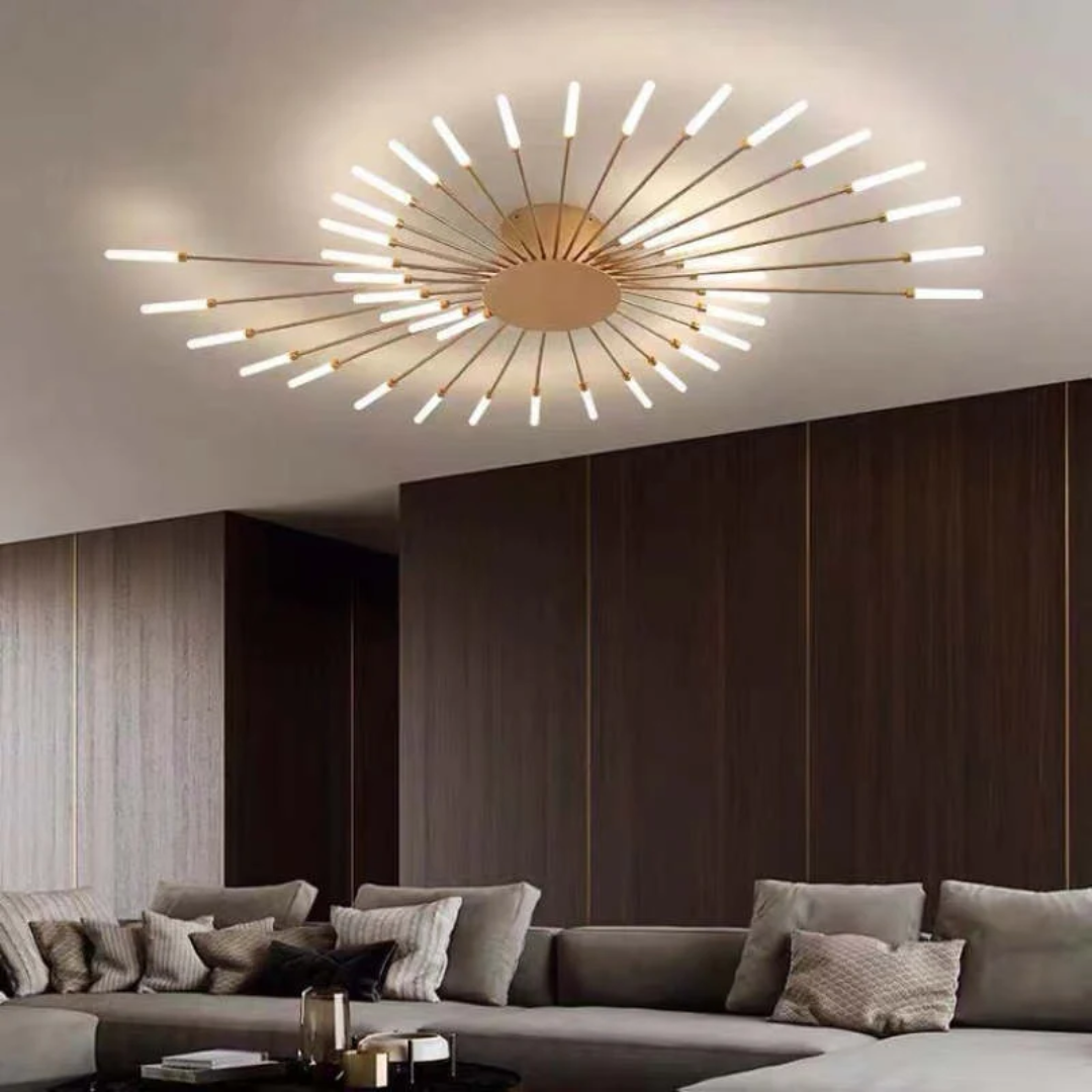 Modern LED ceiling lamp, energy-efficient for bright home illumination & contemporary interior design.