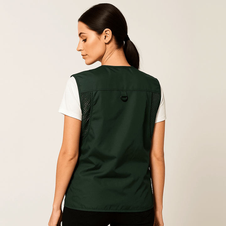 Versatile women's travel vest, lightweight with ample pockets for outdoor exploration.