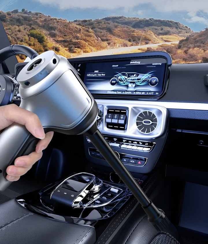 Powerful cordless handheld vacuum cleaner for car & home. Portable dust buster with strong suction for easy cleaning.