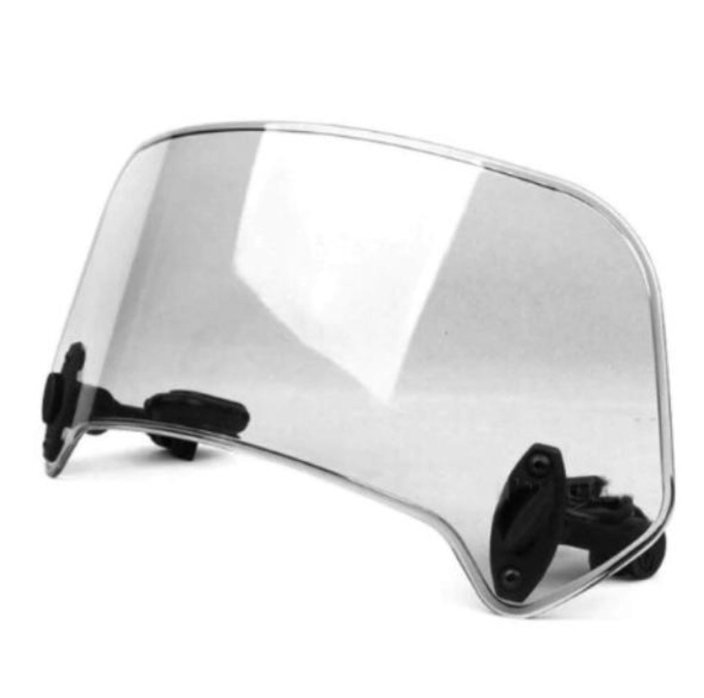 Enhance long ride comfort with this motorcycle windshield extension accessory.