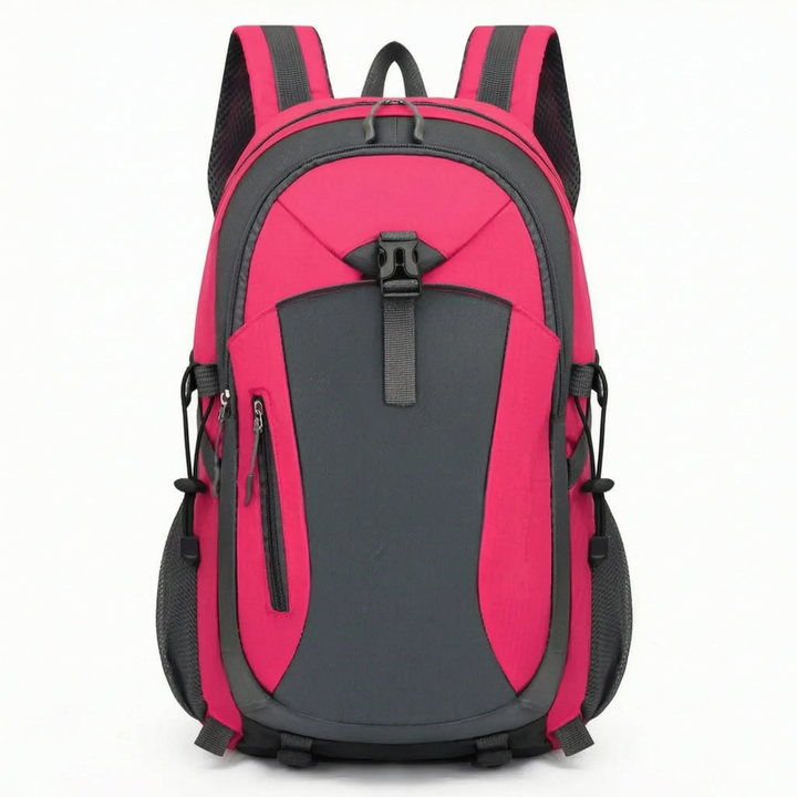 Adventure-ready unisex backpack with multi-compartment design, great for hiking, travel, and outdoor sports.