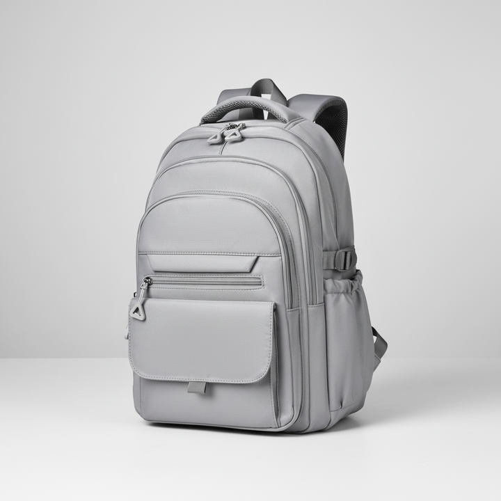 Organized water-resistant laptop backpack for men & women, ideal for work & travel.