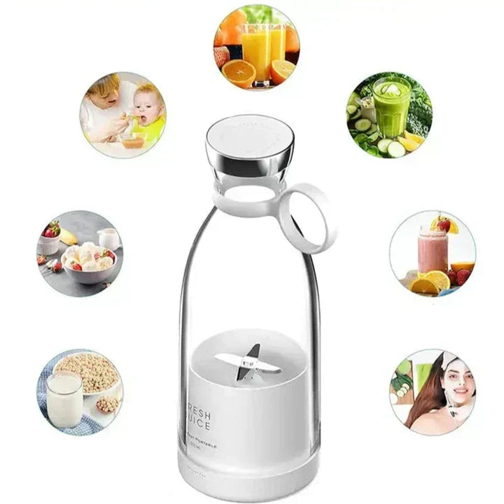 Powerful portable juice maker for delicious healthy drinks. A must-have travel kitchen appliance.