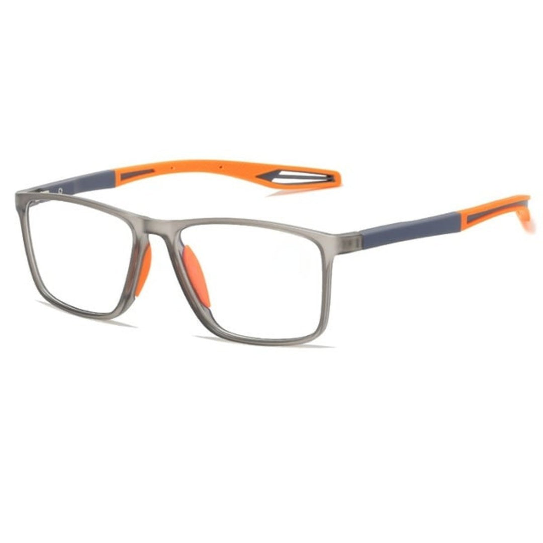 Sleek unisex multifocal spectacles, ideal vision aid for reading and daily use. Durable lightweight design.