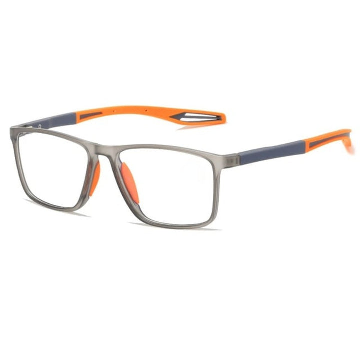 Sleek unisex multifocal spectacles, ideal vision aid for reading and daily use. Durable lightweight design.