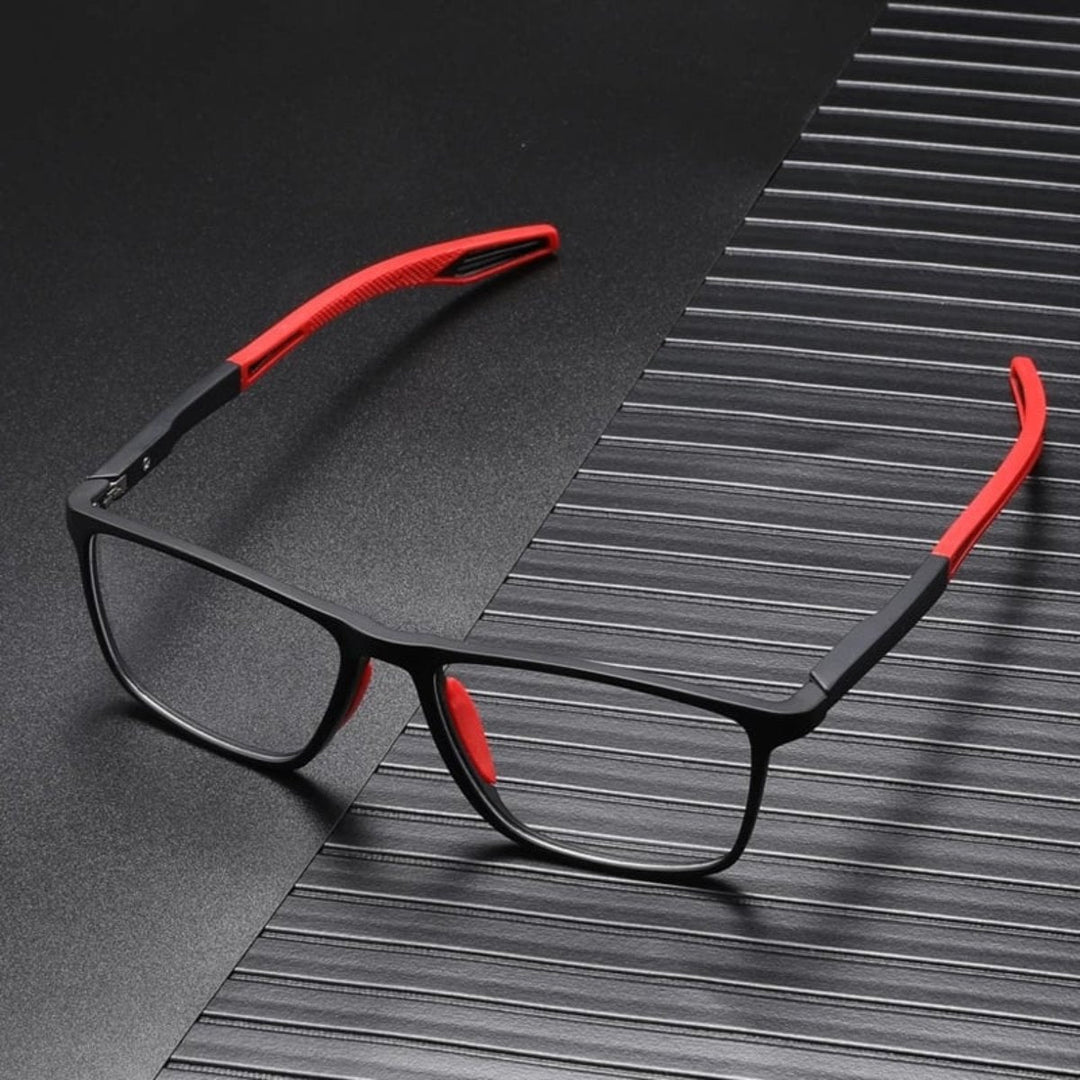 Polycarbonate unisex multifocal reading glasses provide seamless clear vision. Essential vision aid spectacles.