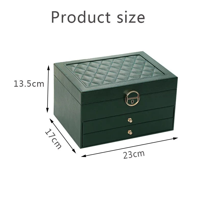 Keep your accessories tidy with this stylish and practical leather jewelry box