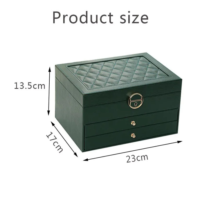 Keep your accessories tidy with this stylish and practical leather jewelry box