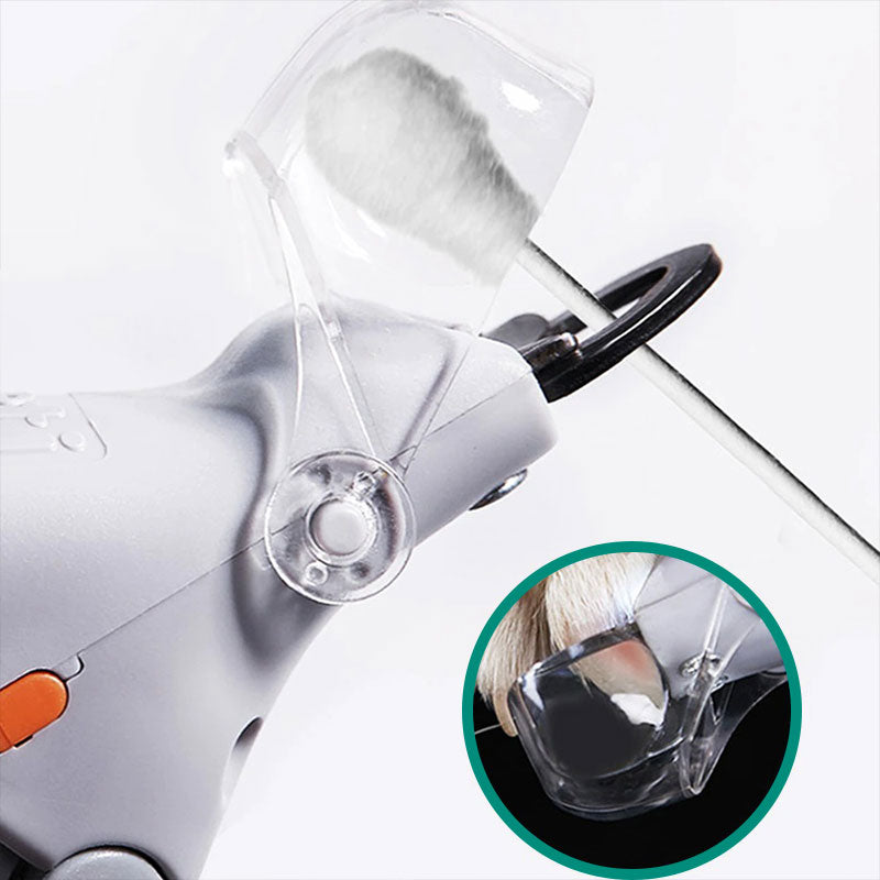 Home pet care: LED dog & cat nail clippers with quick sensor for safe, easy, and accurate paw trimming & grooming.