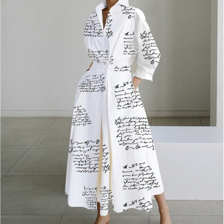 Luxurious women's evening dress: a collared wrap maxi design for truly elegant nights out.