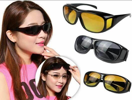 Auto accessory: anti-glare driving eyewear offering UV protection and comfort.