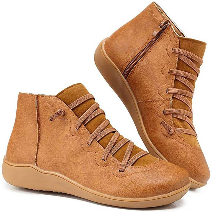 Nina Women's trendy orthopedic ankle boots with supportive design