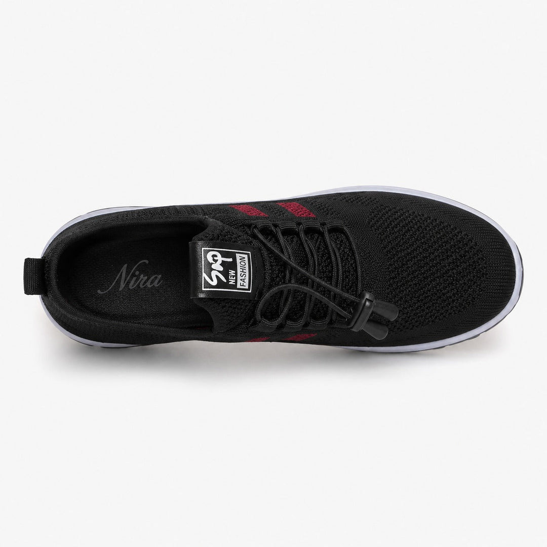Women's athletic-inspired walking shoes offering secure grip & supreme comfort.