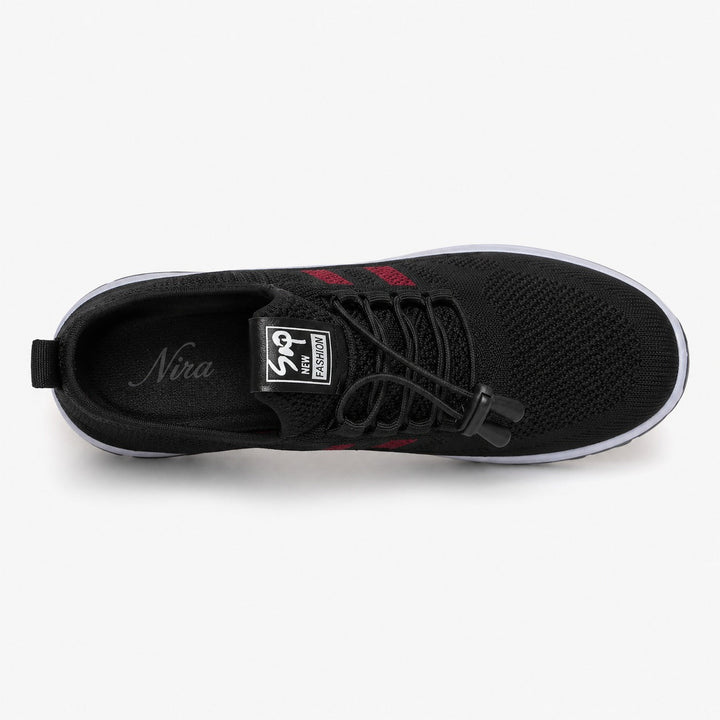 Women's athletic-inspired walking shoes offering secure grip & supreme comfort.