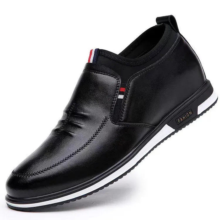 Men's orthopedic slip-on walking shoes, designed for all-day comfort, support, and easy wear for active men.