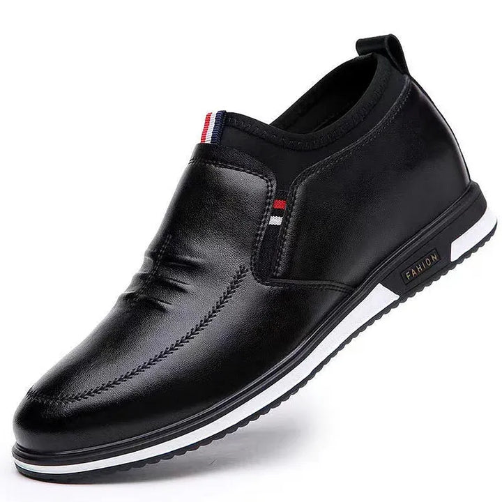 Men's orthopedic slip-on walking shoes, designed for all-day comfort, support, and easy wear for active men.