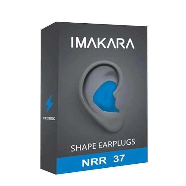Waterproof, reusable noise-blocking earplugs, moldable for custom comfort during swimming, sleep, and travel.