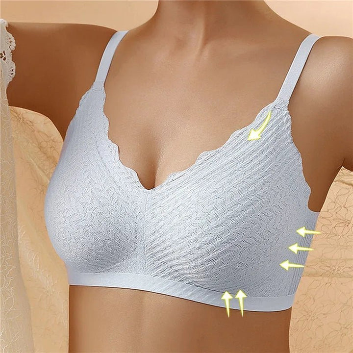 Comfortable women's everyday non-padded wireless bra offering soft support & natural shape. Perfect for loungewear.
