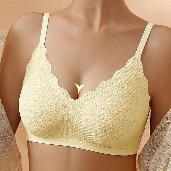 Smooth, comfortable wireless bra for women. Non-padded design for natural shape and soft everyday support.