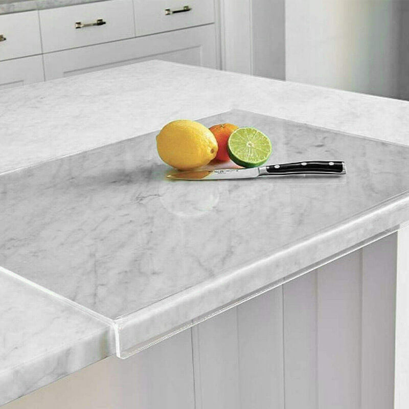 Non-slip acrylic cutting board for secure kitchen food prep