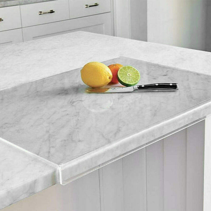 Non-slip acrylic cutting board for secure kitchen food prep