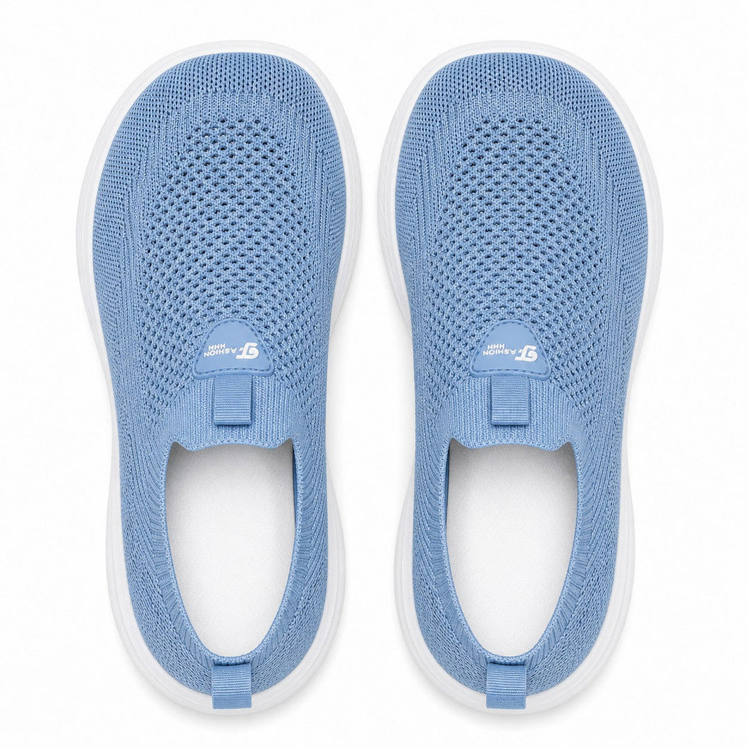 Stylish women's wide toe comfort slip-on shoes in versatile black.