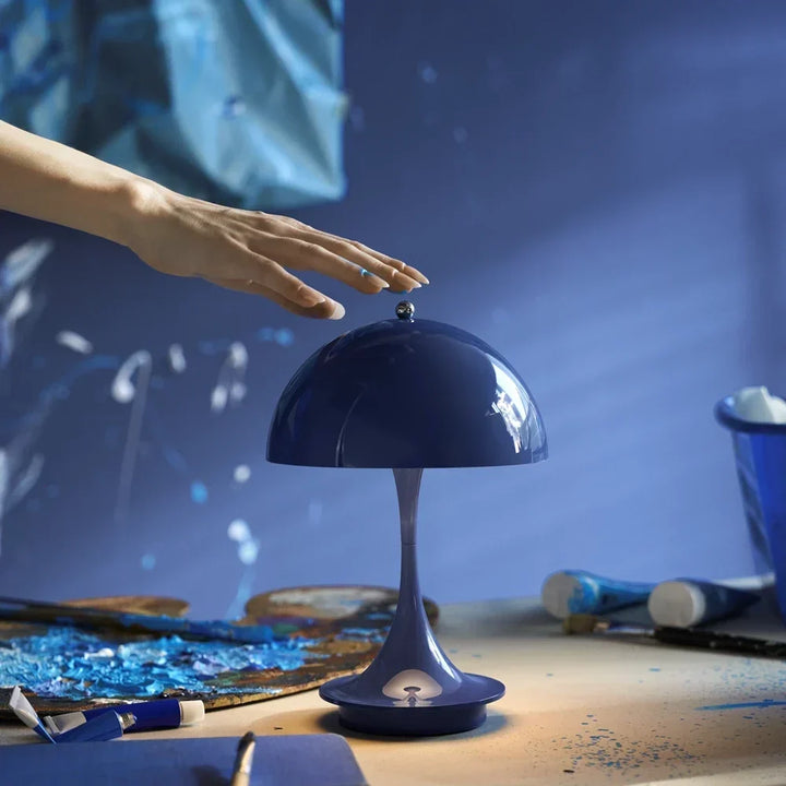 Versatile cordless LED lamp, ideal for desk, nightstand, or outdoor use.