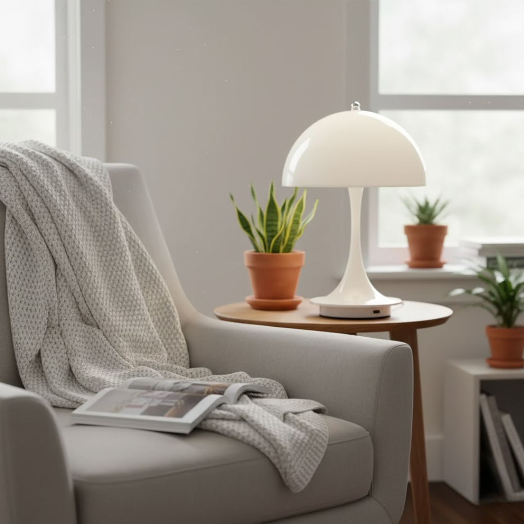 Cordless LED lamp, a modern solution for versatile and ambient lighting.
