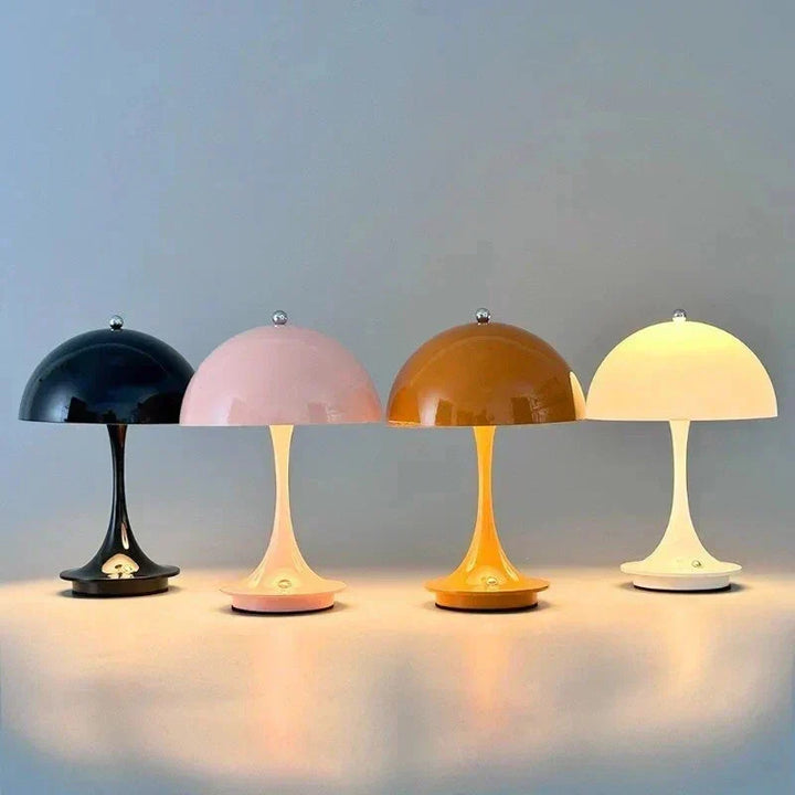 Minimalist cordless LED table lamp, designed for modern home or office.