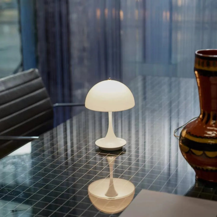 Elegant dimmable LED lamp, perfect for adding mood lighting to any space.