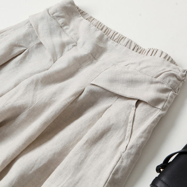 Soft, breathable Odessa wide leg high waisted pants, perfect for all-day comfort.