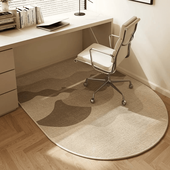 Heavy-duty office chair mat, safeguarding floors from scratches and spills.