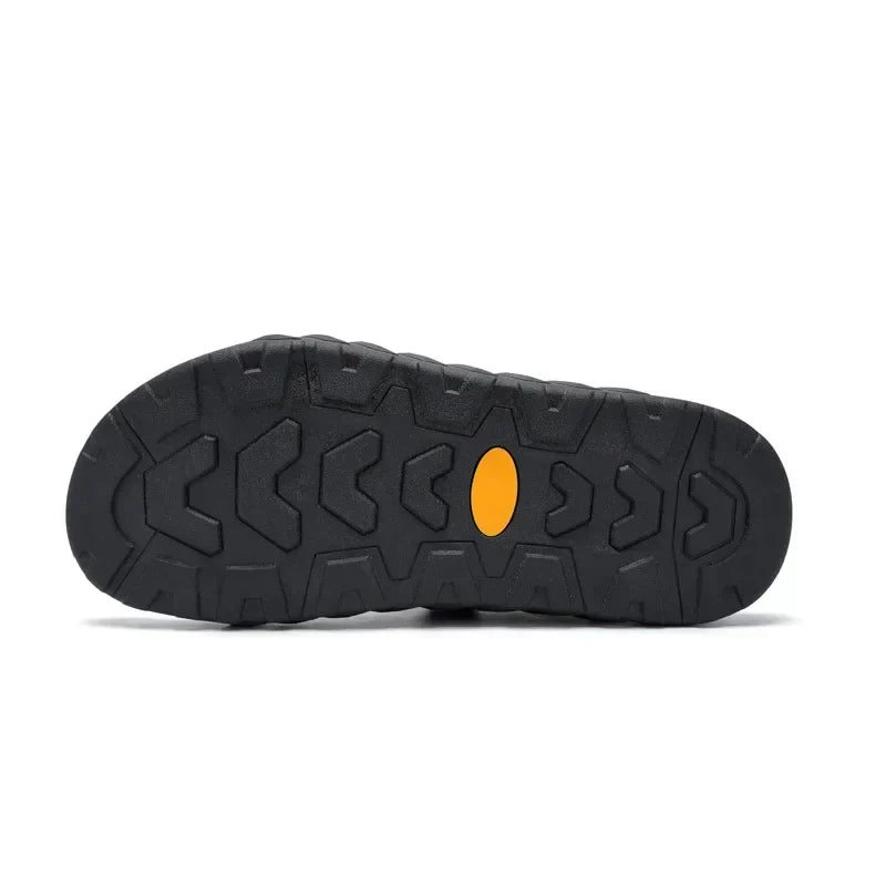 Men's athletic slides with an adjustable buckle closure, offering superior comfort for summer.