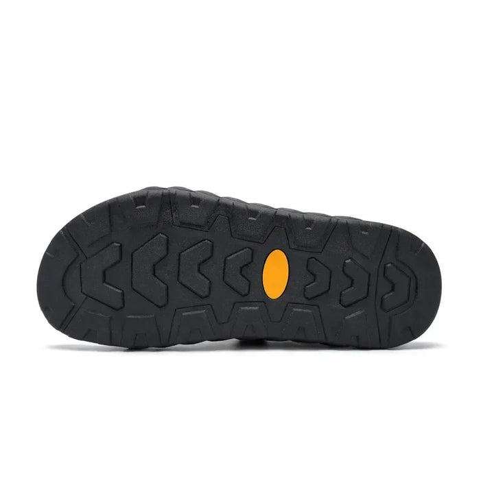 Men's athletic slides with an adjustable buckle closure, offering superior comfort for summer.