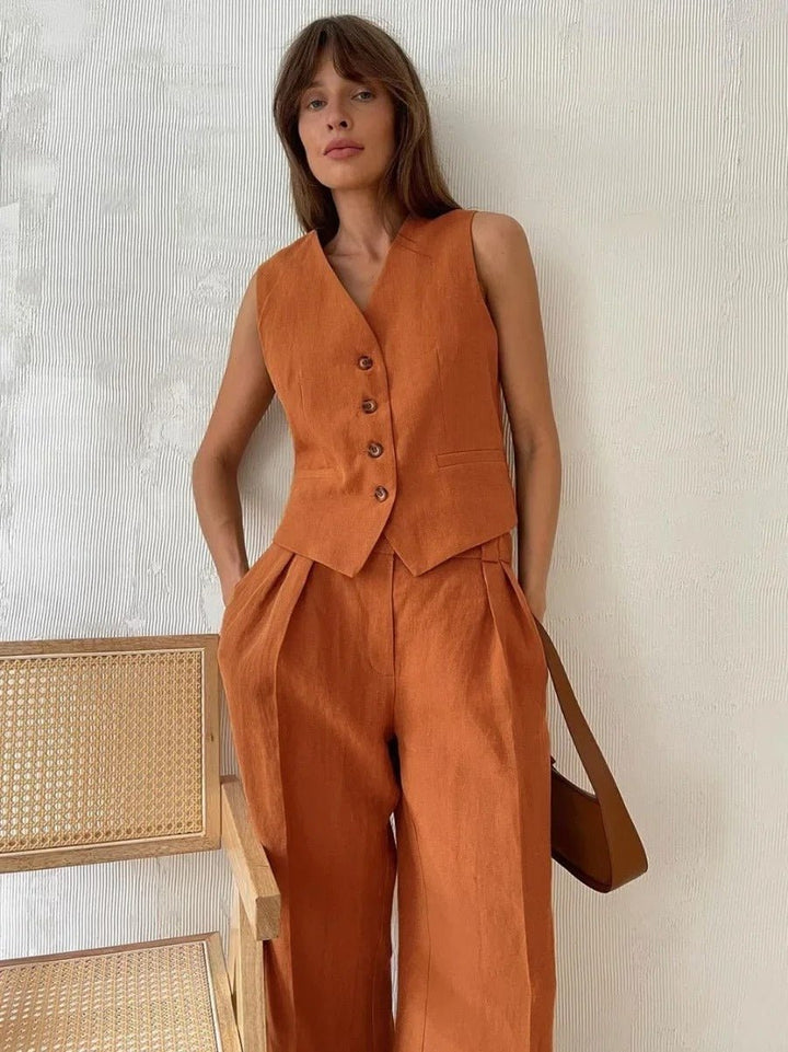 Effortless Chic Two-Piece Set | Omi™