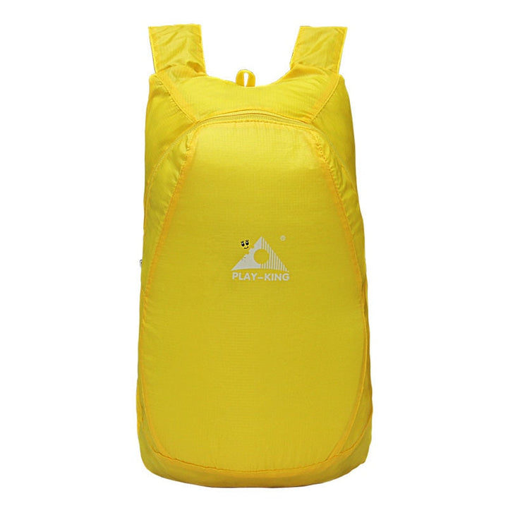 Durable water-resistant 20L backpack, unisex design for all travelers.