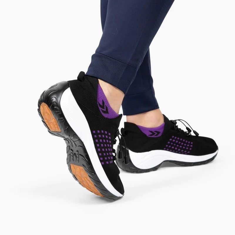 Women's supportive footwear for daily activities, featuring orthopedic comfort and a modern design.