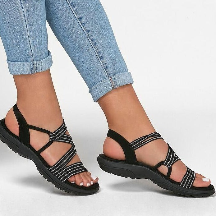 Women's orthopaedic sandals with adjustable straps, offering ultimate comfort & arch support for daily wear.